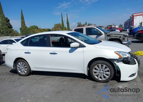 2014 Nissan Sentra Fe+ S из США, поврежденный, VIN 3N1AB7AP0EY317487